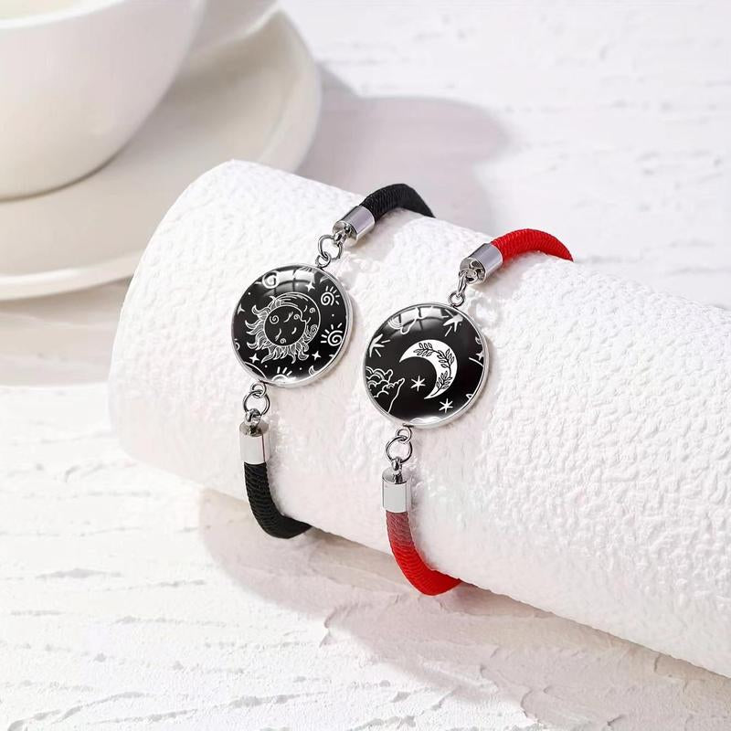 Moon Lovers Luminous Couple Bracelet Set