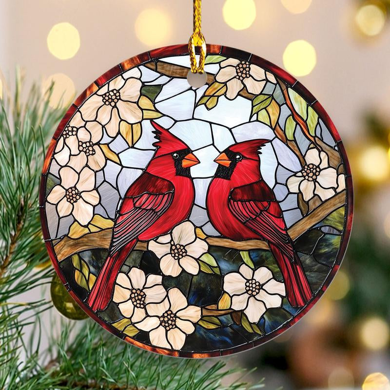 Cardinal Printed Ornament