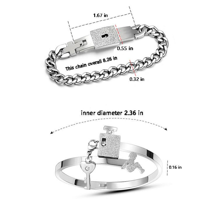 Couple BSF Lock Bracelet