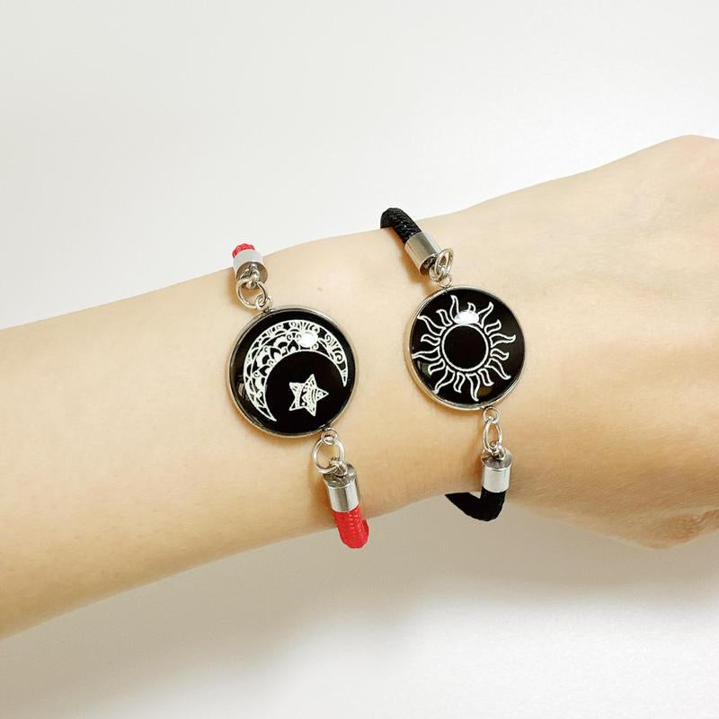 Moon Lovers Luminous Couple Bracelet Set