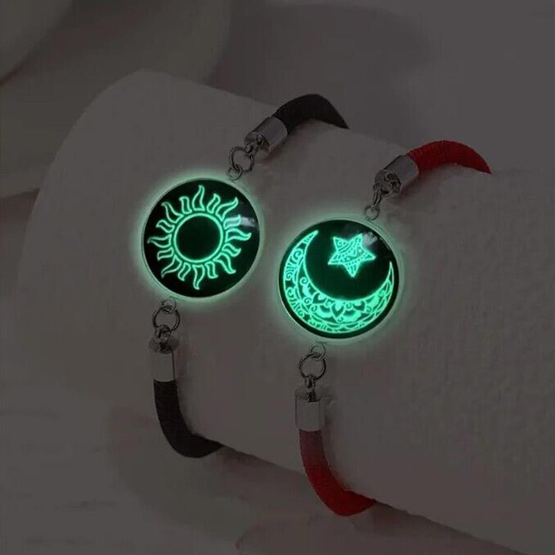 Moon Lovers Luminous Couple Bracelet Set