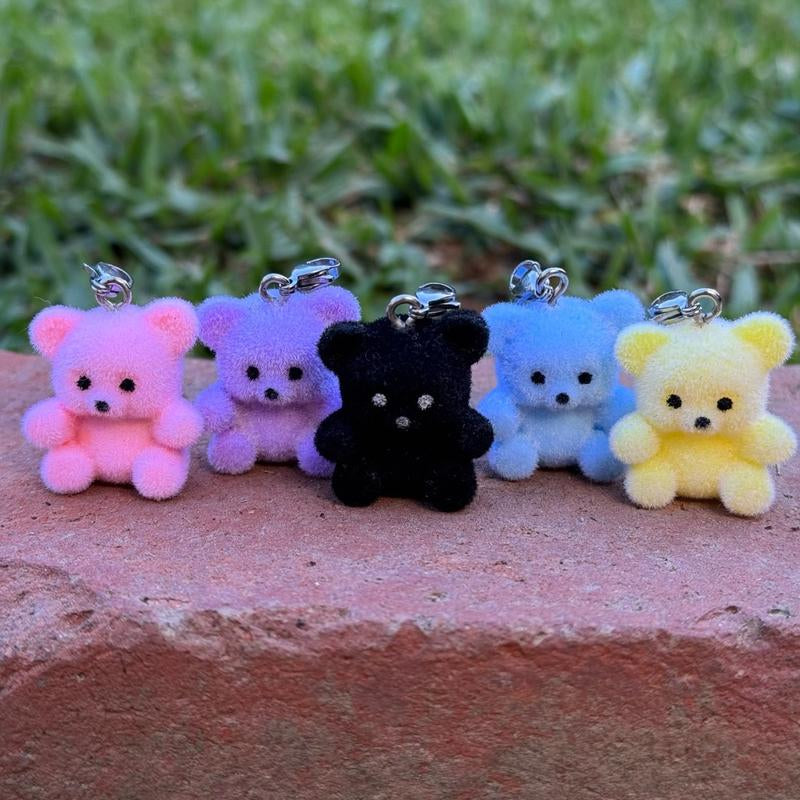 Colorful Teddy Bear Charms