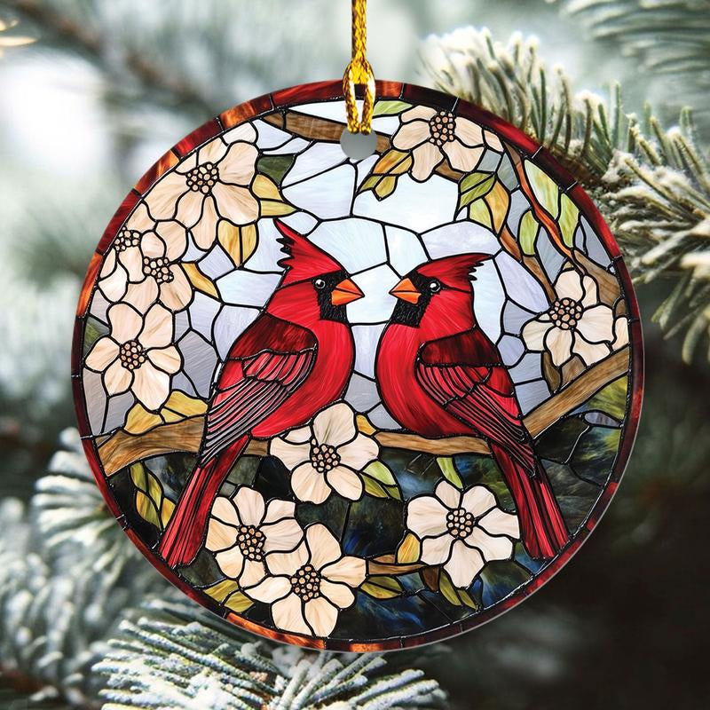 Cardinal Printed Ornament