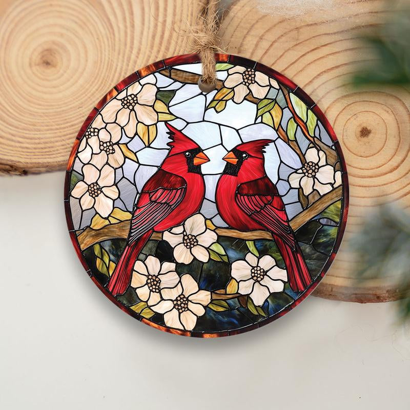 Cardinal Printed Ornament