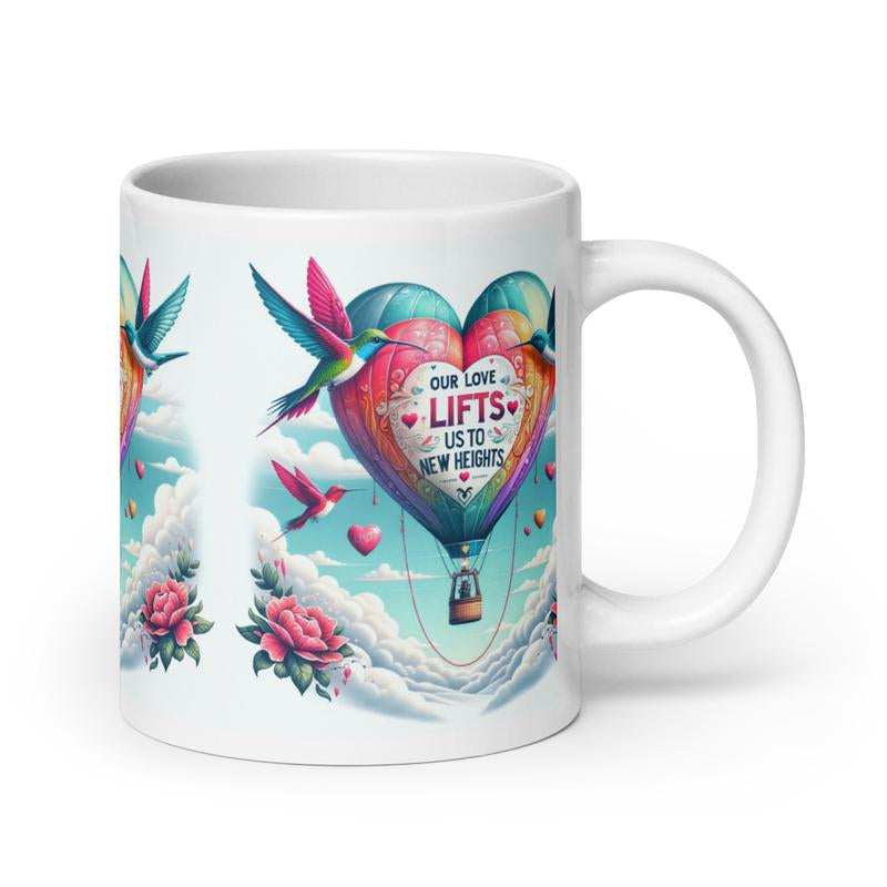 Love 133 White Glossy Mug Happy Valentines Day