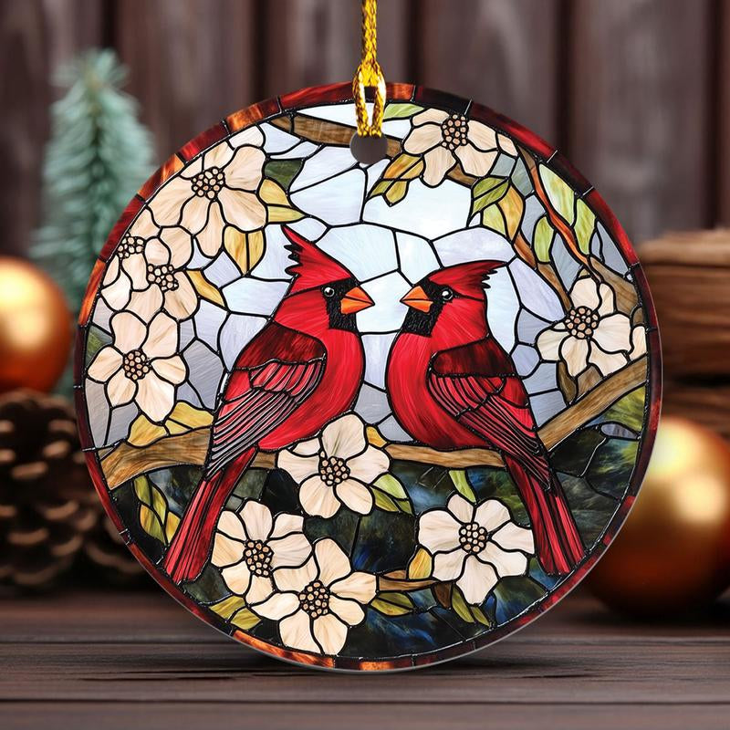 Cardinal Printed Ornament