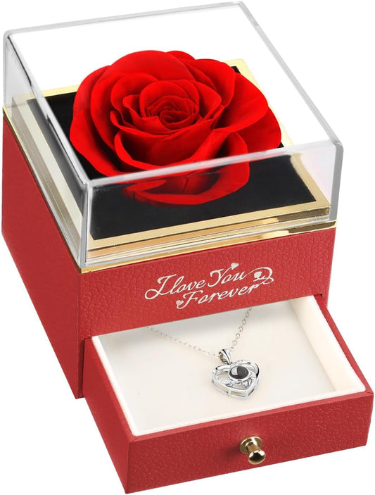 " Necklace - Forever Rose Gift